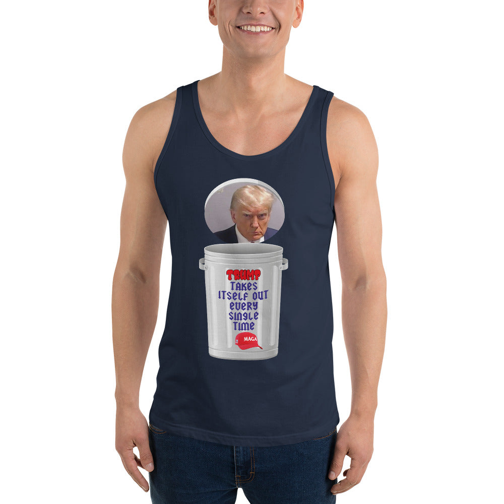Men's Democracy Fighter Trash Can Tank Top