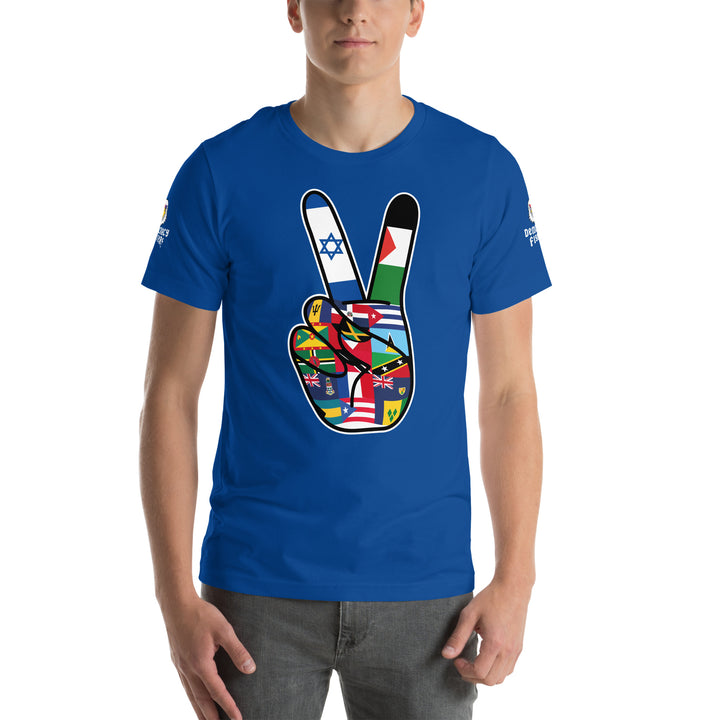 Men's Caribbean For Peace Tee | African, America, Caribbean, Gaza Peace, Israel, Latin America, Palestinian, World | Democracyfighterz