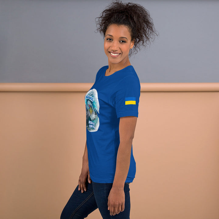 Women's Democracy Fighters Blue Wave Tee | Democracyfighterz