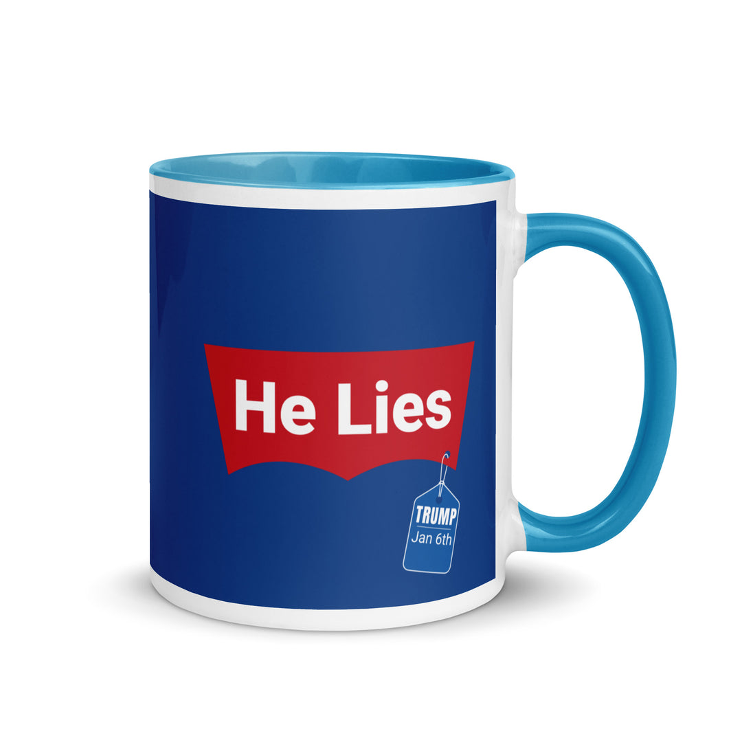 HE LIES