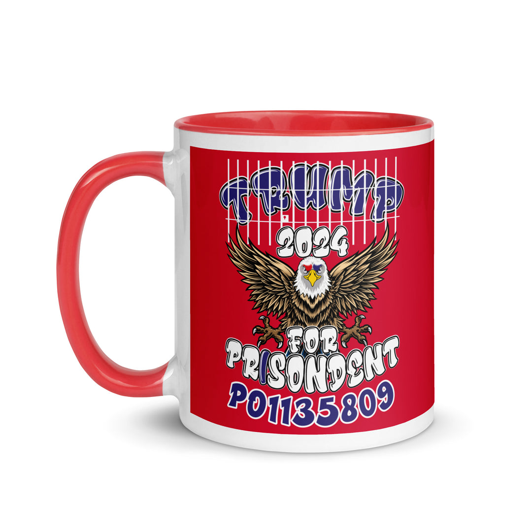 Trump 2024 For Prisodent Red Coffee Mug | Democracyfighter